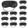 Coufce 12 PCS Satin Games Sleep Mask Eye Mask Sleep