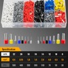 Ferrule Crimping Tool Kit,Wire Ferrule Kit Crimper Connectors，4 corners Self-adjustable