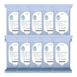 Pretty mildly acidic hyaluronic cleansing tissue, 20 sheets, 10 pieces / 프레티 약산성 히알루로닉 클렌징 티슈, 20매입, 10개