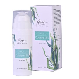 Serum Collagen - Vegan Face Serum for Dry Skin - Sea Collagen Serum for Skin Elasticity - Hyaluronic Acid Serum - Anti-Ageing Serum for Face with 99% Natural Ingredients (30 ml)