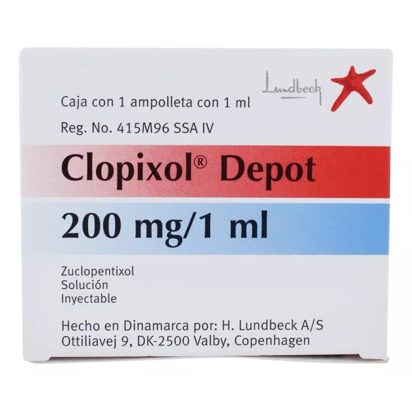 Lundbeck Clopixol Depot 200 Mg 1 Ampolleta 1 Ml