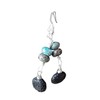 Blue Calsilica Jasper and Lava Stone Essential Oil Diffuser Dangle