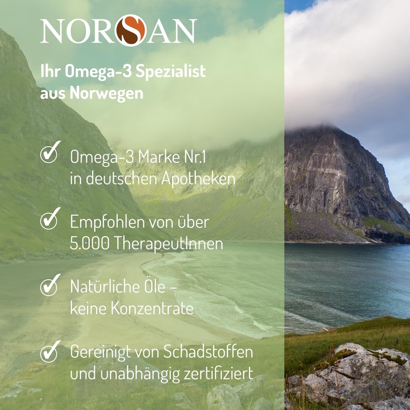 NORSAN Premium Omega 3 vegan high dose - 2,000 mg