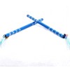 Aluminium Metal Garba Dance Dandiya Stick - (10 Pcs) -