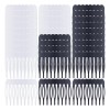 Oiiki Pinzas De Plástico Para Peine Lateral Para El Cabello,