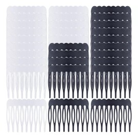 Oiiki Pinzas De Plástico Para Peine Lateral Para El Cabello,