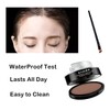 Moakxer Eyebrow Powder,Waterproof Eyebrow Stamp Powder Seal Perfect Nature Eye