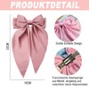 Hair Bow Clips, Pink Bow Hair, Large Bow Plain Hairpin,