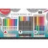 Maped 33 Piece Colouring Set (Includes Brush Felt Tips, Fineliner