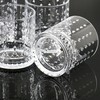 Gibson Home 4 Piece 13 Ounce Teardrop Embossed Double Old-Fashioned