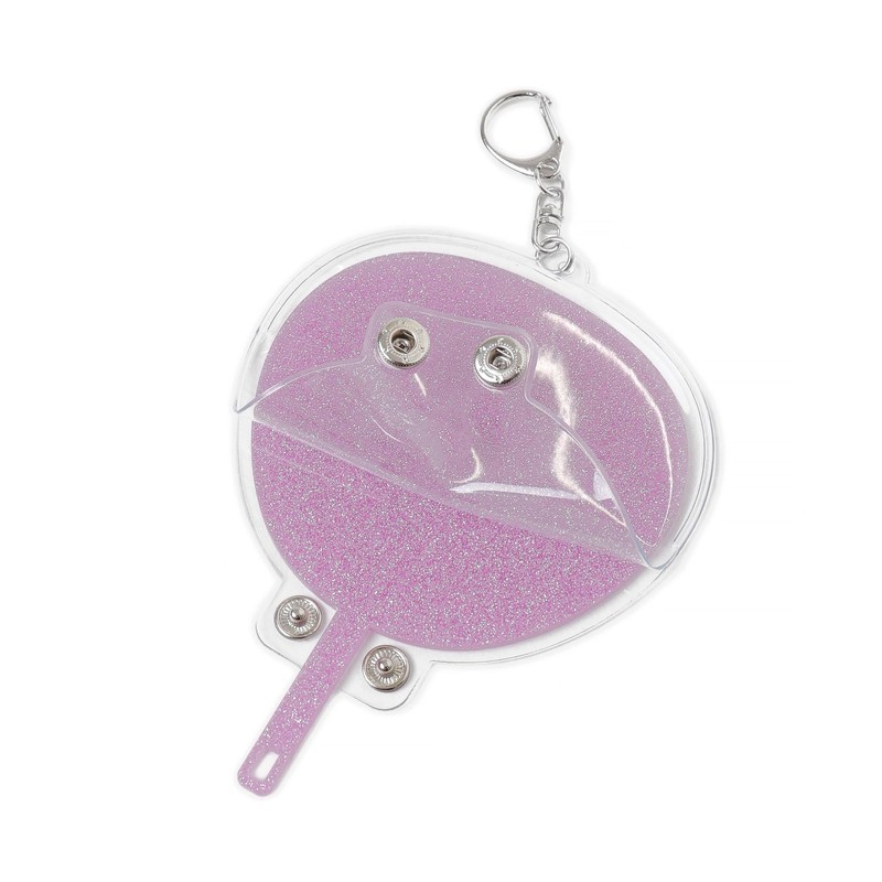 Wigo Glitter DIY Fan Key Holder, Pushing Activity, Decoration, Custom