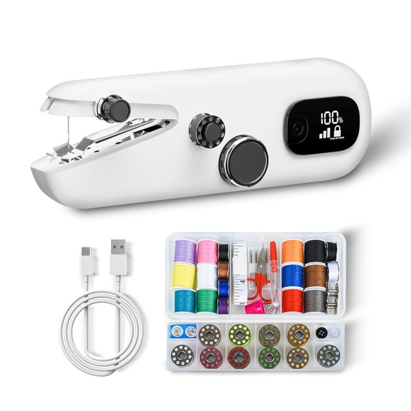 Handheld sewing machine, convenient electric mini sewing machine, suitable for