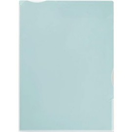 King Jim Super Hard Holder (with Gusset) A4 Vertical Light Blue CN758 Miss