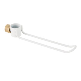 [DRAW A LINE] Hook B, Vertical Mounting, White, D-15-WH