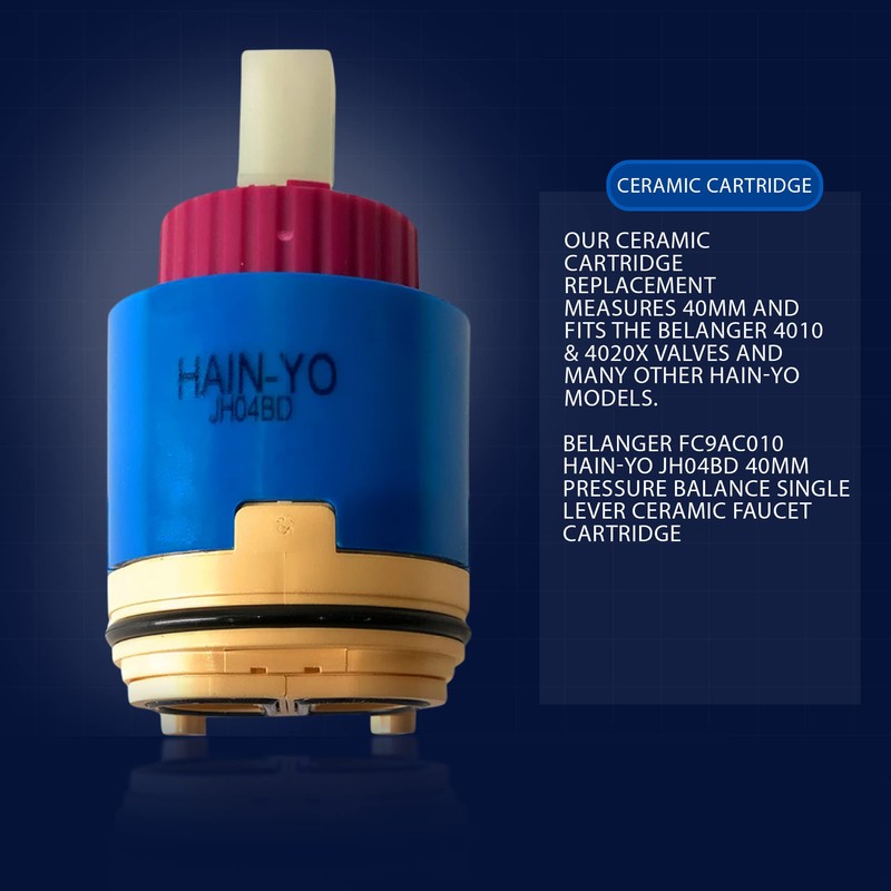 Belanger FC9AC010 Ceramic Plastic Faucet Cartridge - Replacement Cartridge with