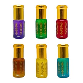 bonballoon Natural Perfume Prince Of Oud Arabian Alcohol Free Attar Arabic Perfumes Musk Arab Fragrance Oriental Scent Oil Roll In Bottle (0.10 oz / 3 ml أمير العود)