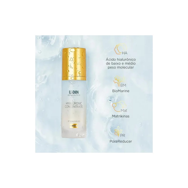 Isdinceutics Hyaluronic Concentrate 30 ml Hidratante para Todo Tipo de
