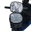 AlveyTech Insulated Front Basket Bag for Mobility Scooters with Round