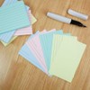 SUMMIT Flash Cards, Lined Revision Cards, Pastel Assorted, 7.5 x