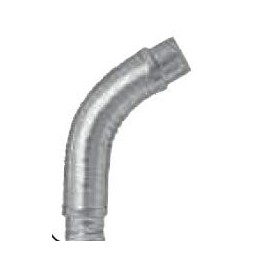 Metal-Fab MDWF0404 Double Wall Vent Pipe 4 in. x 4' Flexible Pipe