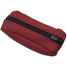 Small Genuine Leather Key Bag 1 Compartment Made in EU, red, minimalist" or "elegant