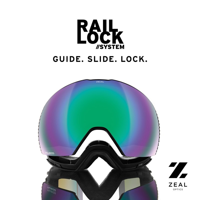 Zeal Optics Cloudfall UF Snow Goggle w/Bonus Lens, Dark Night/Polarized
