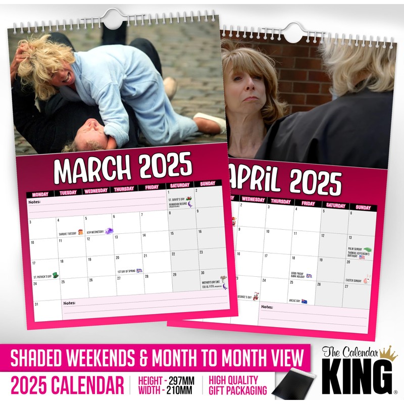 The Calendar King // Gail Platt - 2025 Wall Calendar