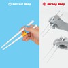 Kidsfantasy Chopsticks for Kids, 2 Pairs Training Chopsticks for Toddlers