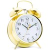 Acctim CK0030 Large-Bell Alarm Clock - Brass, 16.5 x 12