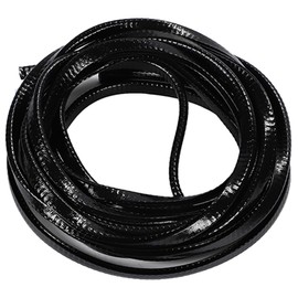 車 自動車 ドアモール ドアガード プロテクター 傷防止 ドアパンチ 静音 騒音低減 取付簡単 U型 鋼片内蔵 5m 汎用 (ブラック)