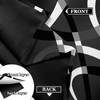 weesire Black and White Blackout Curtains for Bedroom Living Room