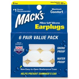 Mack's Pillow Soft Ear Plugs for Adults