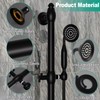 Brass Shower Slide Bar with Handheld Shower Head, Adjustable Height