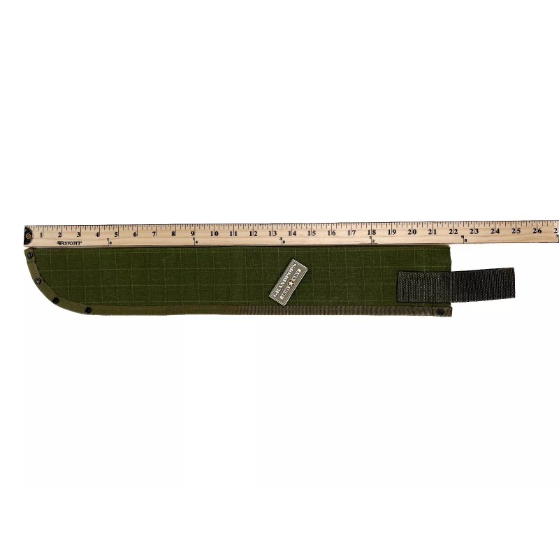 U.S. MILITARY STYLE REPRO OD GREEN RIP-STOP CANVAS 21" MACHETE