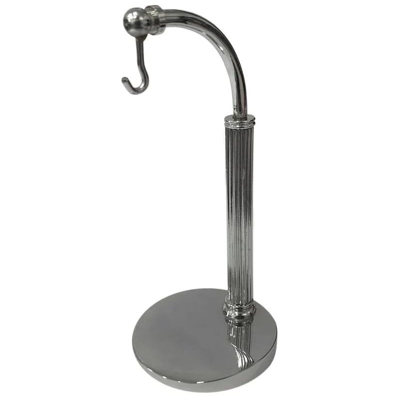 TAURISH Pocket Watch Display Stand - Half Arc, Silver Brass,