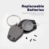 RaySoar 6 Pack Ultra Bright Green Light Keychain Flashlight Green