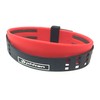 Phiten RAKUWA Bracelet, Breath S, Duo Type, Black/Red, 7.5 inches