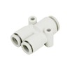 SK11 KQ2U06-08A One-Touch Pipe Fitting, Different Diameter Union Wy, Applicable