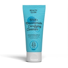 BEAUTY GLAM BHA+ Face Exfoliant with Salicylic Acid Against Blackheads, Pimples & Blemished Skin, All Skin Types, Made in Germany, 125 ml