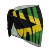 JEOCODY Jamaican Flag Women Chiffon Short Sarongs Cover Ups Beach