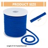BENECREAT 27 Yard Blue Drawstring Replacement Rope, 6mm Round Cotton