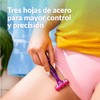 BIC, Soleil Shave & Trim, Rastrillo para Mujer, con Recortador