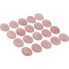 mookaitedecor 10pcs 13x18mm Natural Pink Rose Quartz Crystal Oval Cabochons
