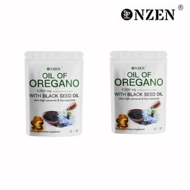 Oil of Oregano with Black Seed Oil 300 Capsules | Natural Antioxidants | Nutritional Support | Highly Effective Botanicals Dietary Healthcare Supplement - Specification: 2PCS