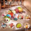 TUMAMA Caterpillar Sensory Toys,Infant Baby Stuffed Animal Activity Soft Toys