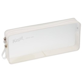 Raymay Fujii KPF1330W Pen Case, Kept Direct Pen Case, Clear, White
