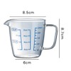 250ml 500ml Heat-resisting Glass Measuring Cup Milk Scale Microwave Measure