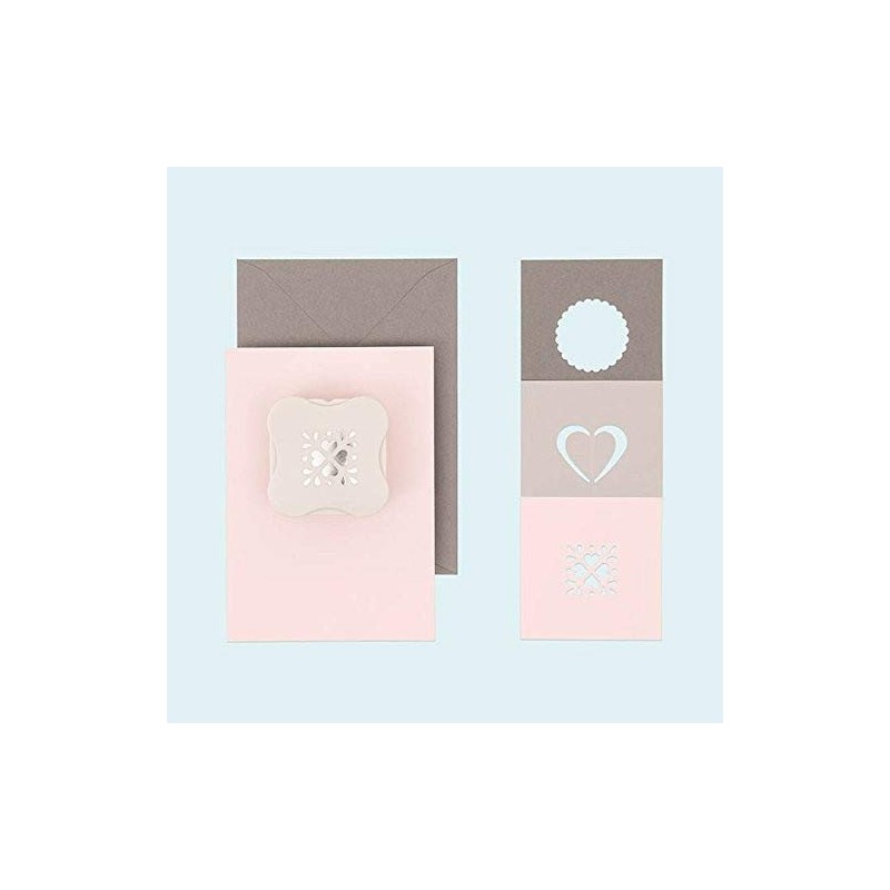 Rico Design Everywhere Punch, Ornament, Metal Beige, 6 x 6