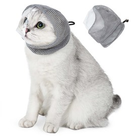 PAVIKE Cat Mask (S) Blindfold Mask for Cats, Cat Nail Clippers, Prevents Rampage, Cat Nail Clippers, Prevents Biting, Preventing Feeding, Cleaning Ears, etc