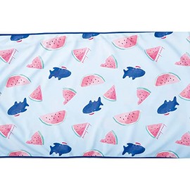 Libuhaafter Cool Towel Outing Cool Shark Zap (Total Length Approx. 39.4 inches (100 cm)), UV Protection, Cool Material 94006-05
